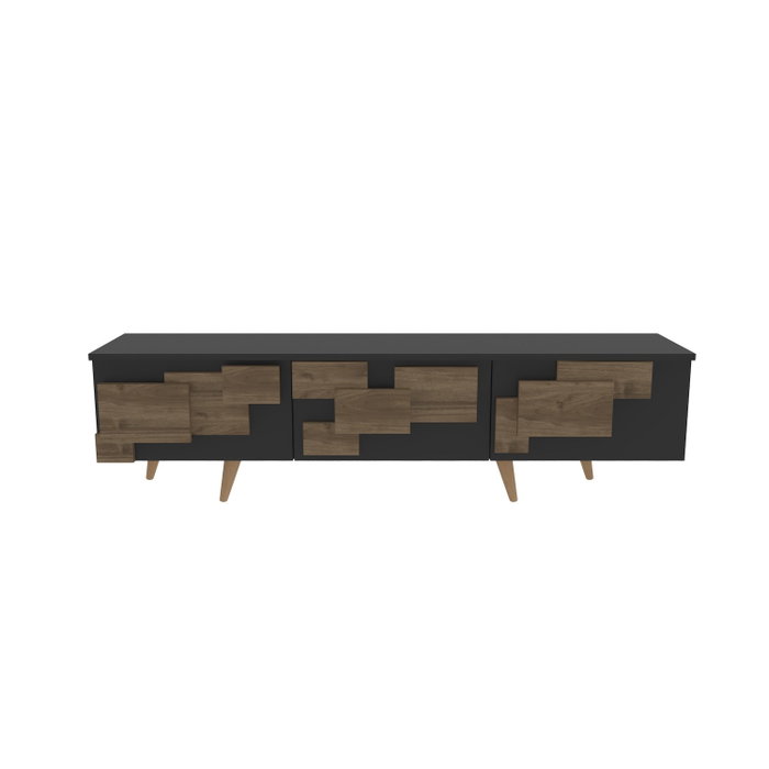 Hanah Home Soporte para TV Antracita y Nogal